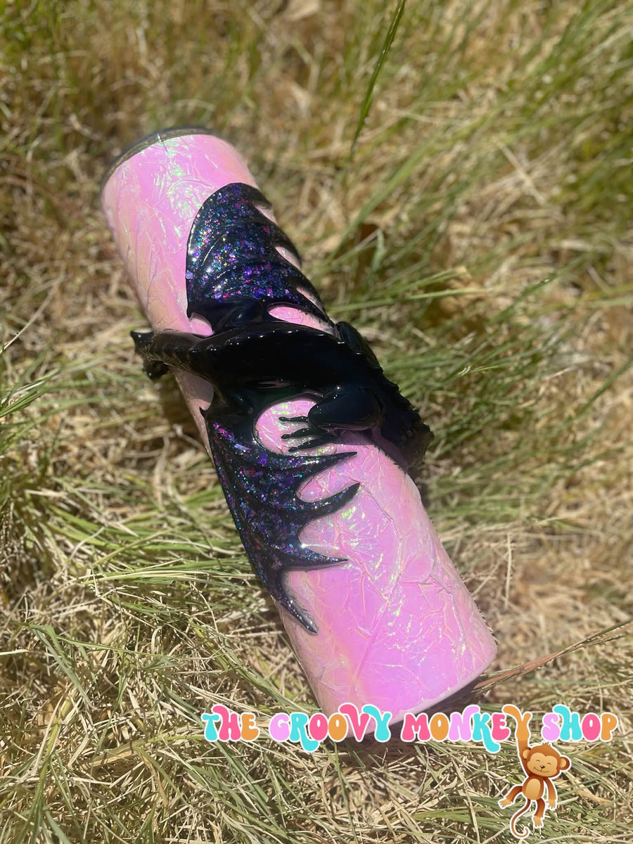 Dragon 32 oz Custom Glitter Tumbler